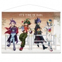 【グッズ-タペストリー】遊☆戯☆王ARC-Ⅴ 描き下ろし 遊矢&ユート&ユーゴ&ユーリ B2タペストリー オフモードの決闘者Ver.の画像