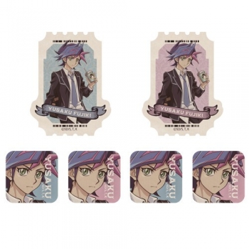 グッズ-ステッカー】遊☆戯☆王VRAINS 描き下ろし 藤木遊作 ミニ 