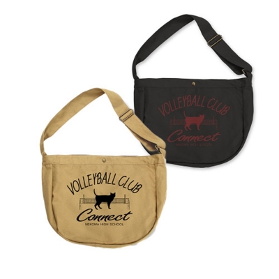 【グッズ-バッグ】ハイキュー!! 音駒高校バレーボール部 ニュースペーパーバッグ/SAND KHAKI