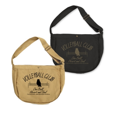 【グッズ-バッグ】ハイキュー!! 梟谷学園高校バレーボール部 ニュースペーパーバッグ/SAND KHAKI