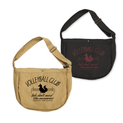 【グッズ-バッグ】ハイキュー!! 稲荷崎高校バレーボール部 ニュースペーパーバッグ/BLACK