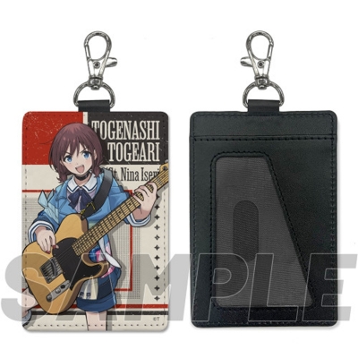 【グッズ-パスケース】ガールズバンドクライ 描き下ろし 井芹仁菜 パスケース(ナスカン付き) 運命の華Ver.