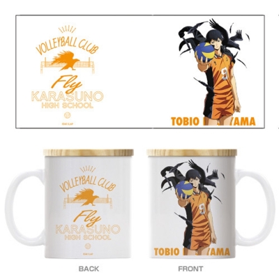 【グッズ-マグカップ】ハイキュー!! 影山飛雄 フタ付きフルカラーマグカップ 前進Ver.