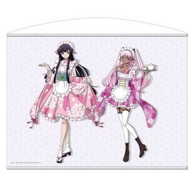 【グッズ-タペストリー】コードギアス 奪還のロゼ 描き下ろし サクヤ&キャサリン 100cmタペストリー 和風メイドVer.