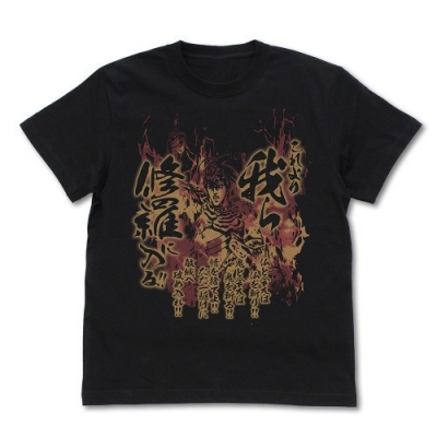 【グッズ-Tシャツ】花の慶次 前田慶次「これより我ら修羅に入る」 Tシャツ/BLACK-S