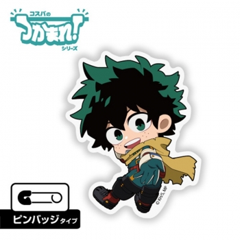 ピンバッチディズニー リセス僕らの休み時間 グッズ グッズ-ピンバッチ TVアニメ 僕のヒーローアカデミア つかまれ 緑谷出久 ピンバッジ アニメイト