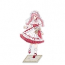 【グッズ-スタンドポップ】きみが死ぬまで恋をしたい 描き下ろし カガリ・ミミ アクリルスタンド(大) アフタヌーンティーVer.の画像