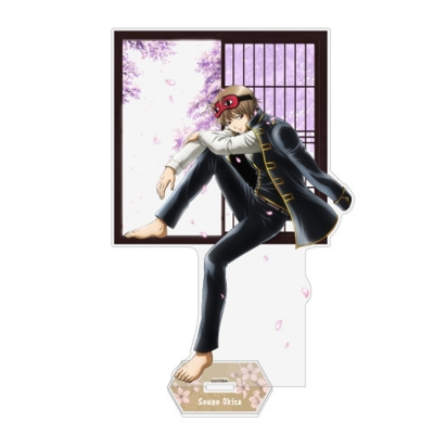 【グッズ-スタンドポップ】銀魂. 描き下ろし 沖田総悟 アクリルスタンド(大) 小窓から覗く景色Ver.