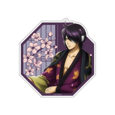 【グッズ-マグネット】銀魂. 描き下ろし 高杉晋助 アクリルマグネット 小窓から覗く景色Ver.