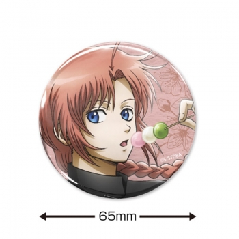 グッズ-バッチ】銀魂． 描き下ろし 神威 65mm缶バッジ 小窓から覗く 
