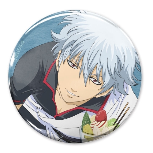 [Good-batch] Gintama. Sakata Gintoki 65mm Can Badge Sugar Intake Ver.
