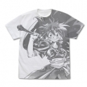 【グッズ-Tシャツ】スレイヤーズ リナ=インバース オールプリントTシャツ/WHITE-XLの画像