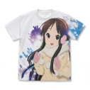 【グッズ-Tシャツ】けいおん! 秋山澪 フルグラフィックTシャツ Sparkle Snow Ver./WHITE-XLの画像