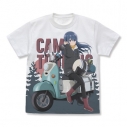 【グッズ-Tシャツ】『ゆるキャン△ SEASON3』 描き下ろし 志摩リン フルグラフィックTシャツ バイクでひといきVer./WHITE-XLの画像