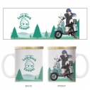 【グッズ-マグカップ】『ゆるキャン△ SEASON3』 描き下ろし 志摩リン フタ付きフルカラーマグカップ バイクでひといきVer.の画像