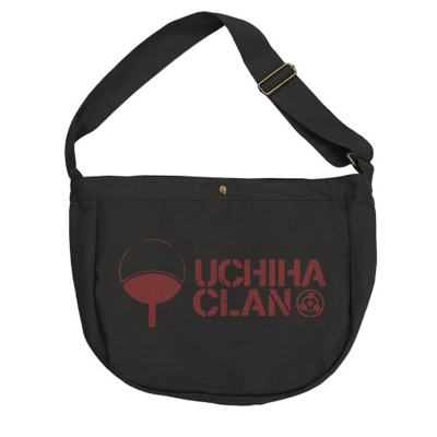 【グッズ-バッグ】NARUTO-ナルト- 疾風伝 うちは一族 ニュースペーパーバッグ/BLACK