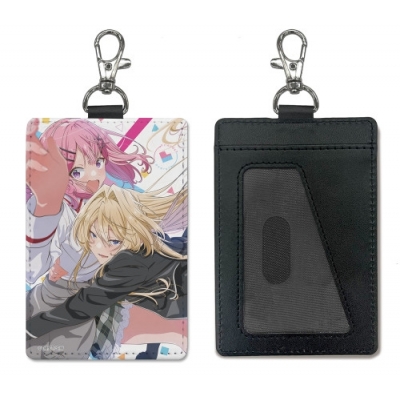 【グッズ-パスケース】わたしが恋人になれるわけないじゃん、ムリムリ!(※ムリじゃなかった!?) 甘織れな子&王塚真唯 パスケース(ナスカン付き)