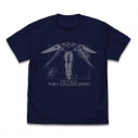 【グッズ-Tシャツ】新機動戦記ガンダムW ウイングガンダムゼロ「飛翔」Tシャツ/NAVY-Lの画像