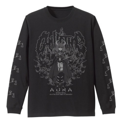 【グッズ-Tシャツ】葬送のフリーレン アウラ 袖リブロングスリーブTシャツ/BLACK-L