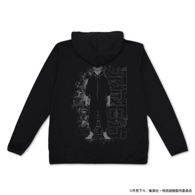 【グッズ-ジャンパー・コート】呪術廻戦 死滅回游 虎杖 悠仁 薄手ドライパーカー/BLACK-XL