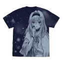 【グッズ-Tシャツ】りゅうおうのおしごと! 原作版 空銀子 オールプリントTシャツ 17巻表紙イラストVer./NAVY-Mの画像