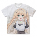 【グッズ-Tシャツ】TVアニメ『Summer Pockets』 描き下ろし 紬ヴェンダース フルグラフィックTシャツ ご奉仕メイドVer./WHITE-Sの画像