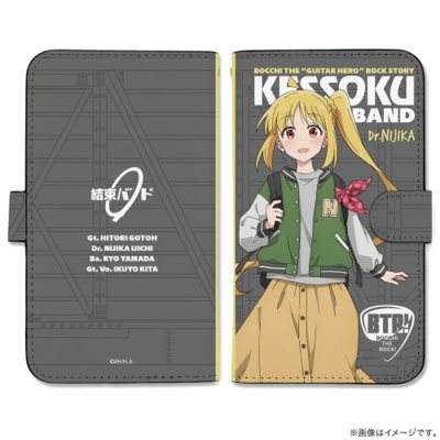 【グッズ-携帯ケース】アニメ「ぼっち・ざ・ろっく!」 伊地知虹夏 手帳型スマホケースL ストリートファッションVer.
