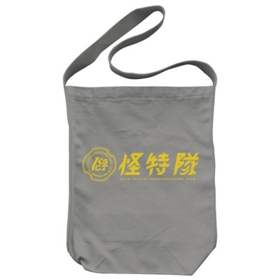 【グッズ-バッグ】ウルトラマンオメガ 怪特隊 ショルダートート/MEDIUM GRAY