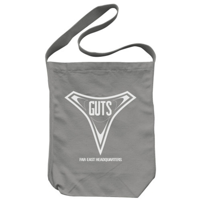【グッズ-バッグ】ウルトラマンティガ GUTSロゴ ショルダートート/MEDIUM GRAY
