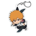 【グッズ-キーホルダー】BLEACH 千年血戦篇 黒崎一護 アクリルつままれ 千年血戦篇Ver.の画像