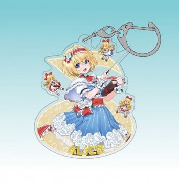 グッズ-キーホルダー】東方Project アリス・マーガトロイド アクリル 