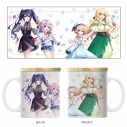 【グッズ-マグカップ】超次元ゲイム ネプテューヌ 描き下ろし フタ付きフルカラーマグカップ スイーツタイムVer.の画像