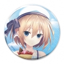 【グッズ-バッチ】超次元ゲイム ネプテューヌ 描き下ろし ブラン 65mm缶バッジ スイーツタイムVer.の画像