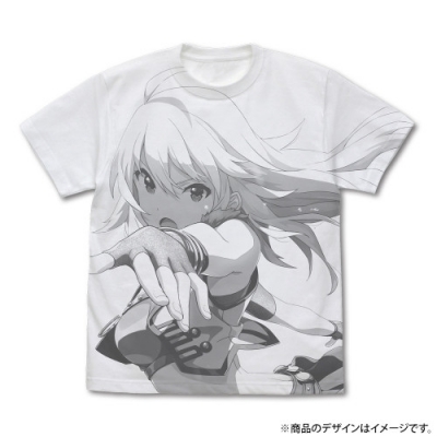 【グッズ-Tシャツ】アイドルマスター ミリオンライブ! 【スターリー・グロウ 星井美希+】 オールプリントTシャツ/WHITE-M