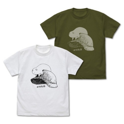 【グッズ-Tシャツ】少女終末旅行 ヌコとユーリのヘルメット Tシャツ/WHITE-XL