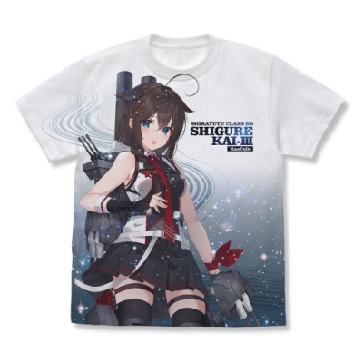 【グッズ-Tシャツ】艦隊これくしょん -艦これ- 時雨改三 フルグラフィックTシャツ/WHITE-L