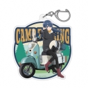 【グッズ-キーホルダー】『ゆるキャン△ SEASON3』 描き下ろし 志摩リン アクリルマルチキーホルダー バイクでひといきVer.の画像