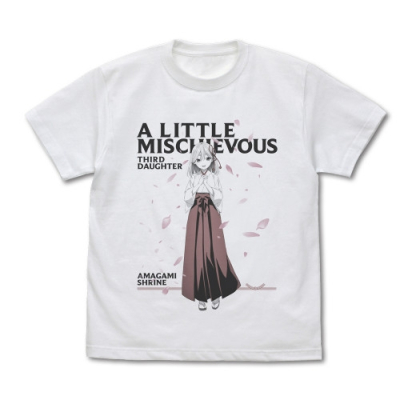 【グッズ-Tシャツ】TVアニメ「甘神さんちの縁結び」 甘神朝姫 Tシャツ/WHITE-S