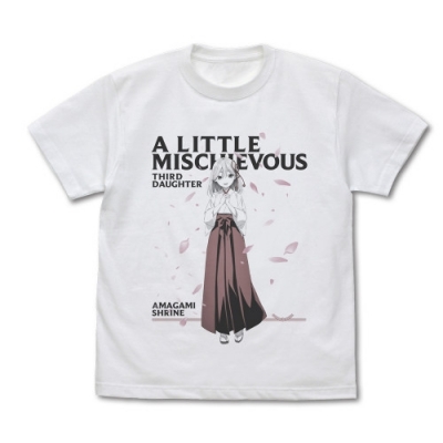 【グッズ-Tシャツ】TVアニメ「甘神さんちの縁結び」 甘神朝姫 Tシャツ/WHITE-M
