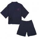【グッズ-ジャンパー・コート】NARUTO-ナルト- 疾風伝 うちは 甚平/紺-中(M~L)の画像