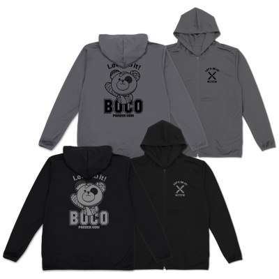 【グッズ-ジャンパー・コート】ガールズ&パンツァー 最終章 ボコ 薄手ドライパーカー/GRAY-XL