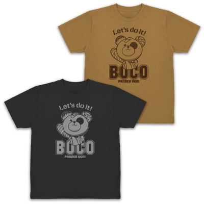 【グッズ-Tシャツ】ガールズ&パンツァー 最終章 ボコ ドライTシャツ/BLACK-S