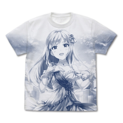 【グッズ-Tシャツ】アイドルマスター ミリオンライブ! 白石 紬 オールプリントTシャツ/WHITE-M