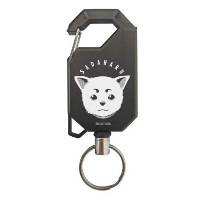 【グッズ-キーホルダー】銀魂 定春 リールキーホルダー