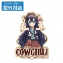 【グッズ-ステッカー】『君のことが大大大大大好きな100人の彼女』 描き下ろし 好本 静 屋外対応ステッカー カウガールVer.の画像