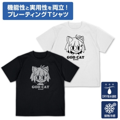 【グッズ-Tシャツ】月姫 -A piece of blue glass moon- GOD CAT ネコアルク プレーティングTシャツ/BLACK-M
