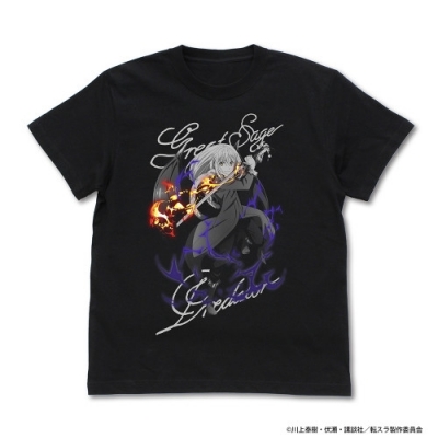 【グッズ-Tシャツ】転生したらスライムだった件 リムル=テンペスト Tシャツ/BLACK-M