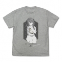 【グッズ-Tシャツ】上伊那ぼたん、酔へる姿は百合の花 ぼたんとジントニック Tシャツ/MIX GRAY-XLの画像