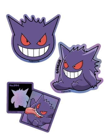 グッズ-ステッカー】ポケットモンスター モバイルステッカー ゲンガー 