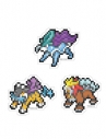 【グッズ-ステッカー】ポケットモンスター モバイルステッカー ライコウ&エンテイ&スイクンの画像